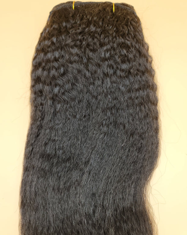 Kinky Straight Clip Ins Hair Extensions