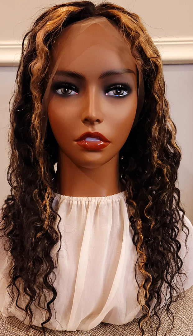 MARIE |Highlight Water Wave Lace Wig | Swiss Lace