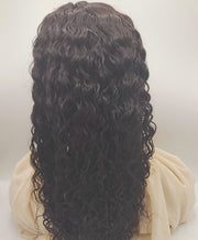 water wave human hair wig