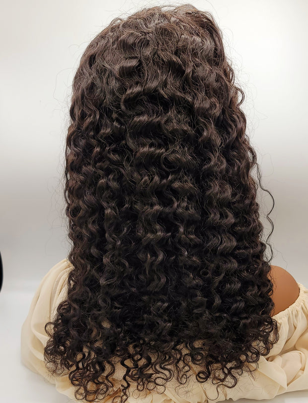 Spiral deep curly wig