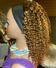 12 inches kinky curly wig