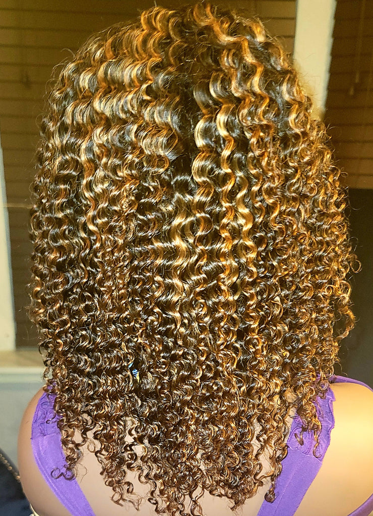 Kinky Curly wig for African American 