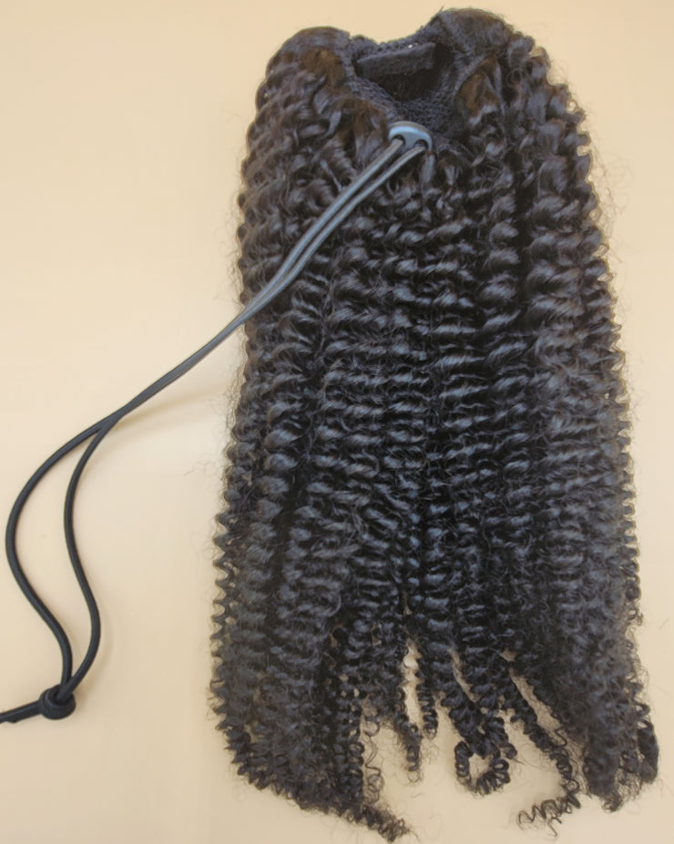 Drawstring Ponytail for Black Hair